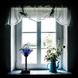 Tiffany Table Lamp Akira Blue