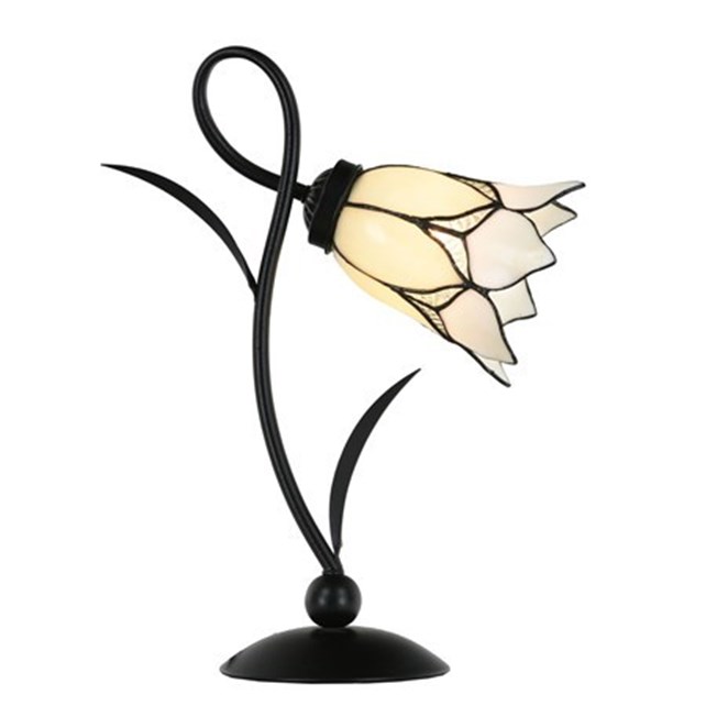 syndroom dagboek Draaien Tiffany Table Lamp Lovely Flower White Romantic