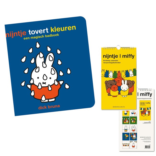 Geschenkset Miffy Tovert Farben