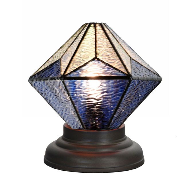 Low Tiffany Table Lamp Akira Blue