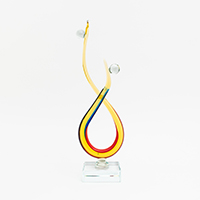 Glass Sculpture Being Together