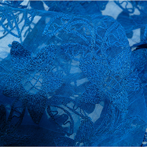 Scarf Blue Silk