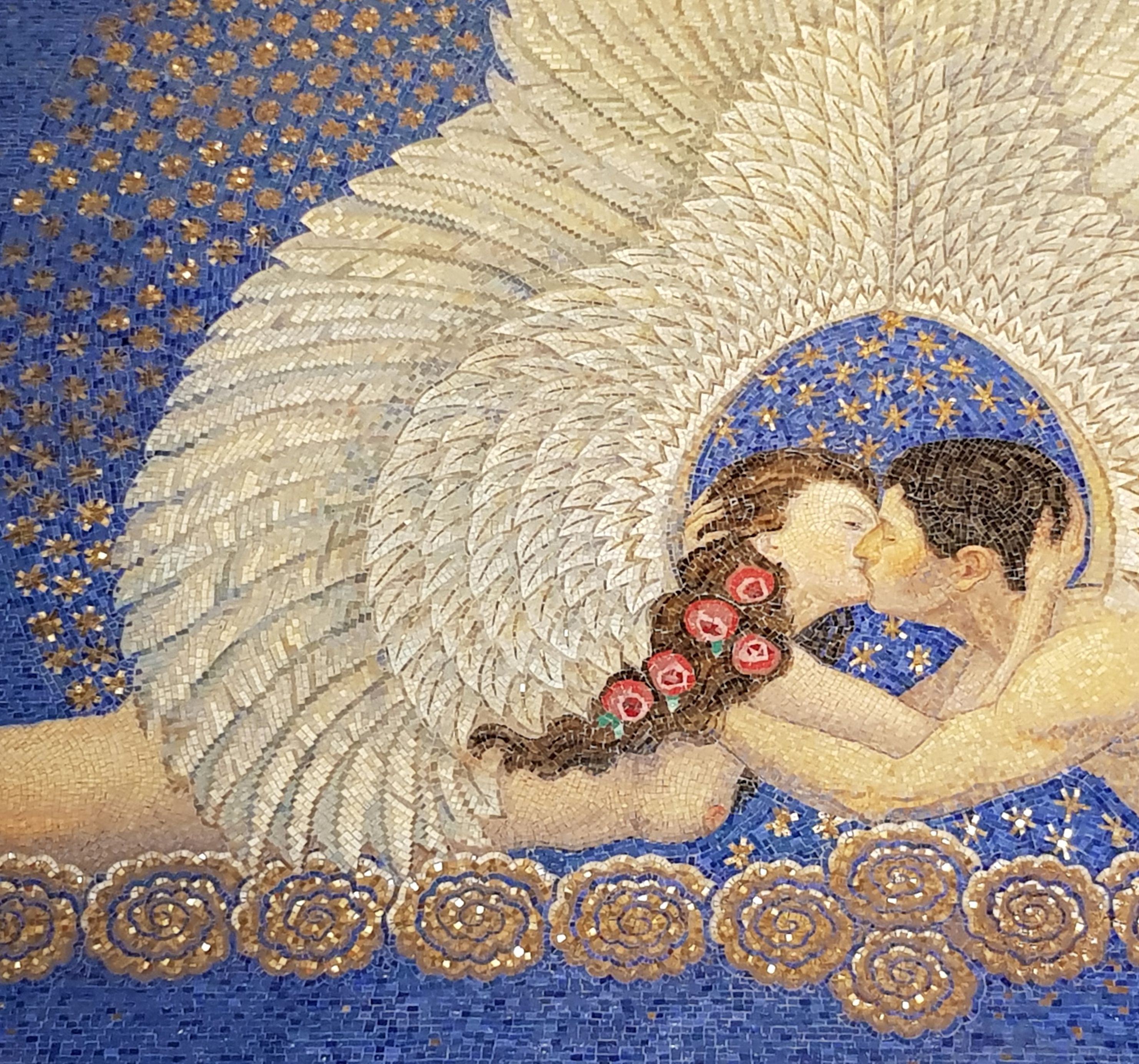 The mosaic tableau by Friedrich Wilhelm Kleukens. Image: Art Deco Webstore