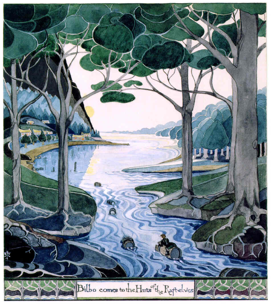 the hobbit drawings tolkien