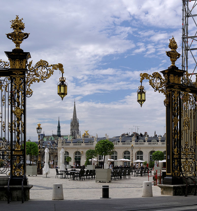 One of the entrances of the Place Stanislas.